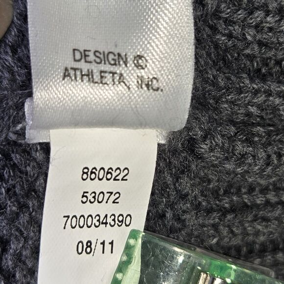 Athleta Cowl Sweater Dress Tunic grey Women medium Pockets - Picture 11 of 11